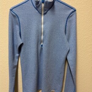 Patagonia Women's Blue Half-Zip Sweatshirt